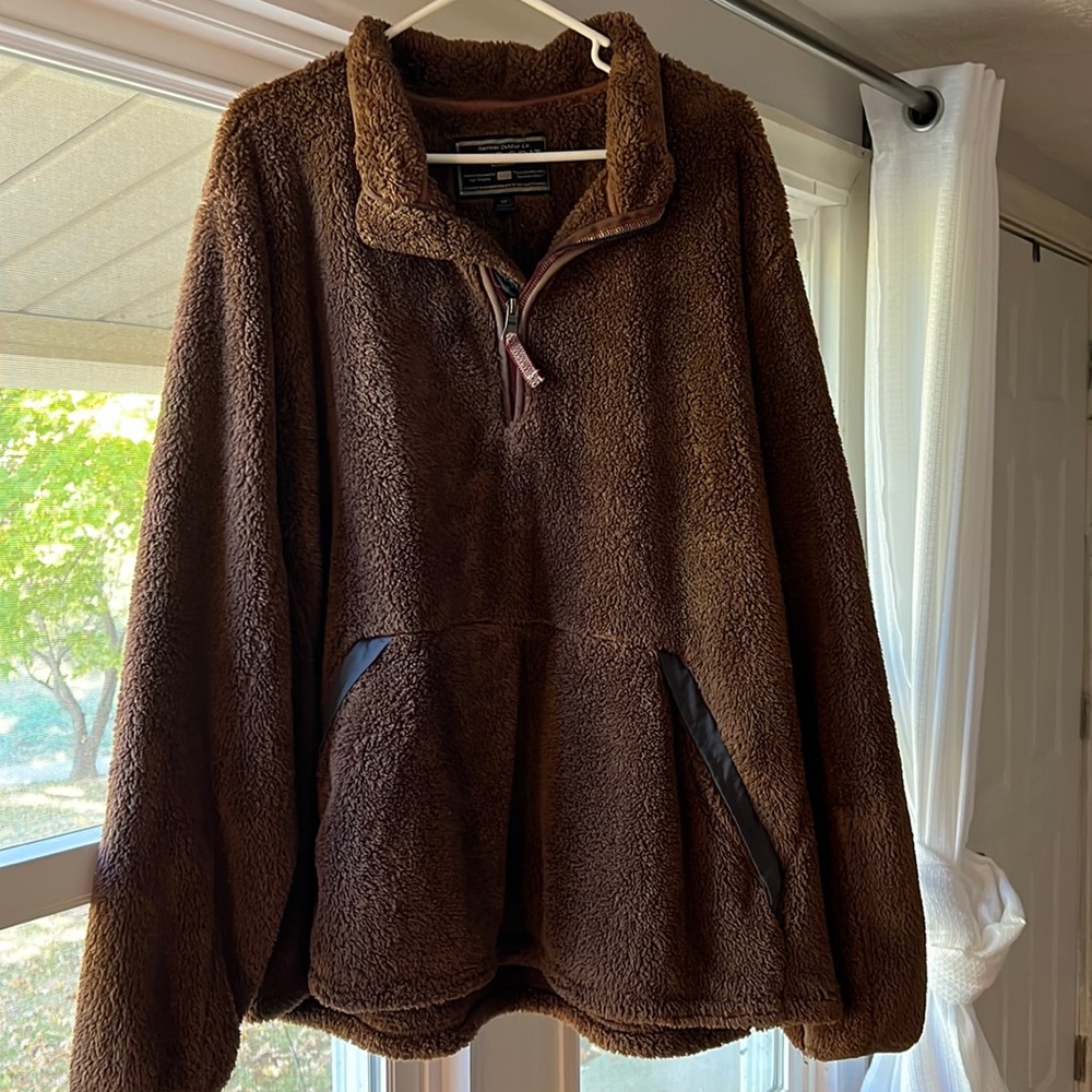 Men’s American Outdoor Co. True Grit Brown XXL Pullover